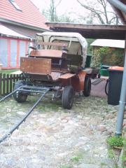 Pferdekutsche mit Verdeck