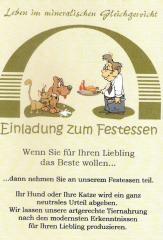 Aktion - Wir laden Ihre Katze zum Festessen ein