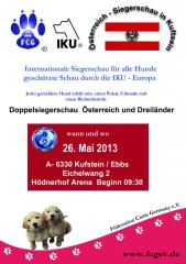 Hundeausstellung Doppelsiegerschau CACIB A- Österreich
