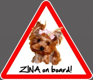 Dog on Board Sticker