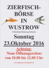 Hallo Aquarianer, Zierfischbörse Bitte vormerken Neu 10. 00-12. 00Uhr