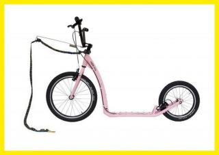Dogscooter KOSTKA HILL MAX Dog, Pastellpink