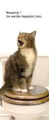 WELTNEUHEIT Katzenklo mit Wasserspülung