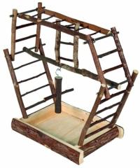 Leiter-Spielplatz aus Naturholz, 35 33 24 cm