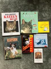 Katzen 7 Bücher - gebunden - Bildbände für Katzenliebhaber