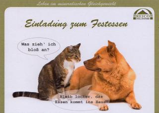 Einladung zum Test-, Festessen Reico Vital-System