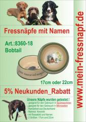 Fressnapf, Hundenapf mit Namen - Bobtail