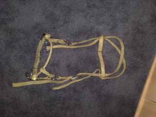 Side pull, gebisslose Zäumung, gewachstem Gurt,