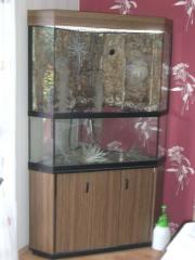 Eckterrarium / Palludarium H175xB107xT68 cm