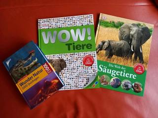 Tierbuch-Set 2 Sachbuch 1x Kosmos Quizbuch