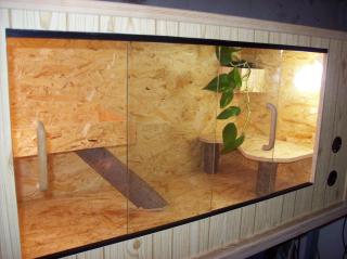 Schönes Terrarium 110x50x50, komplett Eingerichtet