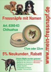 Fressnapf, Hundenapf mit Namen - Chihuahua
