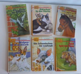 Tierbuch Serie Die Tier-Freunde Pferd Katze Hund je 2, 50 Euro