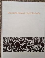 Das große Reader s Digest Tierbuch 1965 Bildband