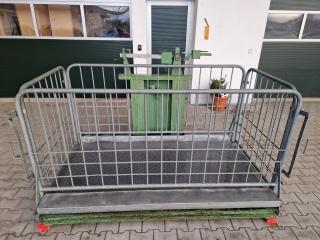 Schweine u. Ferkelwaage 800 kg Tierwaage