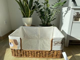 Mittleres Rattan Hundebett / Hundekorb / Dog Bed / Dog Basket