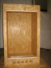 Biete neues Hochterrarium aus osb 60x100x60 LxHxB