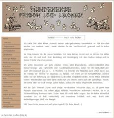 Hundekekse frisch und lecker