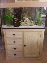 200 Liter Komplett Aquarium AQUA LUX 100x50x40 mit Unterschrank