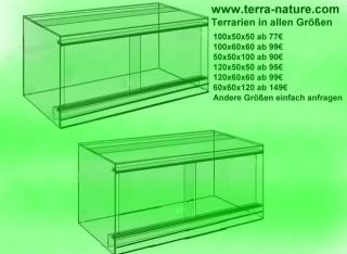 Terrarium 120x60x60 super Günstig Glas 109Euro