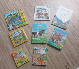 Kinderbücher, Sachen suchen, Tierbücher