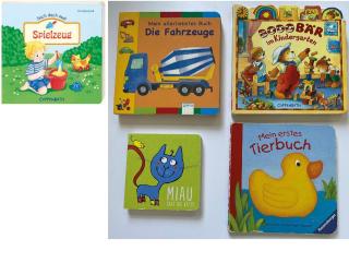 Kleinkinder kleine Bücher Buch Katze Fahrzeuge Tierbuch Bodo Bär