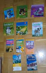 Tierbücher, Katzenbücher, Kochbücher, Reiseführer
