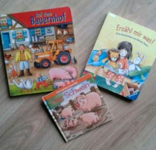 3 verschiedene Tierbücher