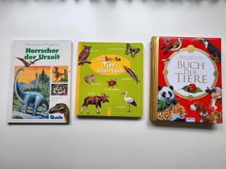 3 Tierbücher, Dinosaurier